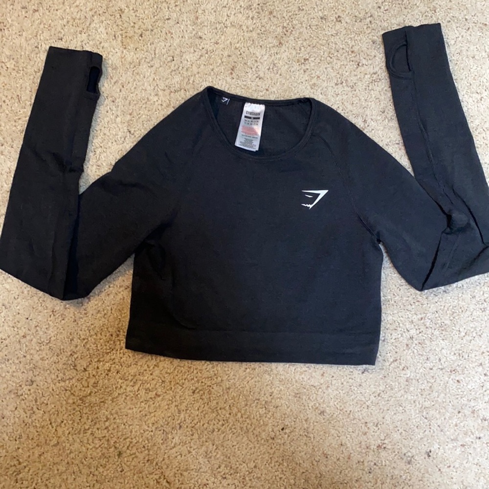 Gymshark crop top workout shirt